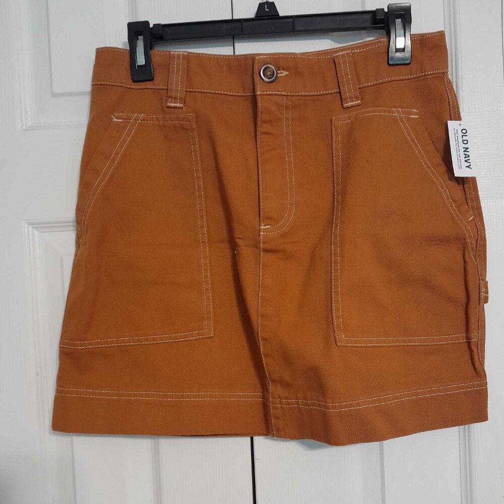 Old Navy Brown Cargo Mini Skirt Size M